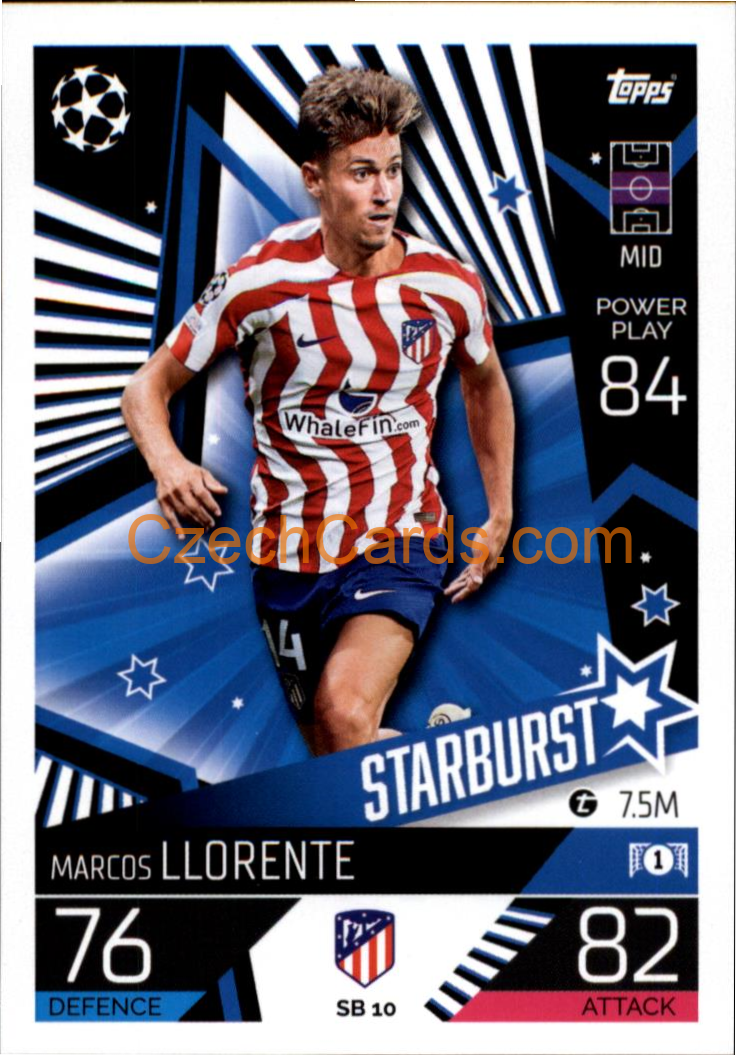 Marcos Llorente (Atlético de Madrid) 2022/23 Match Attax Extra #SB 10