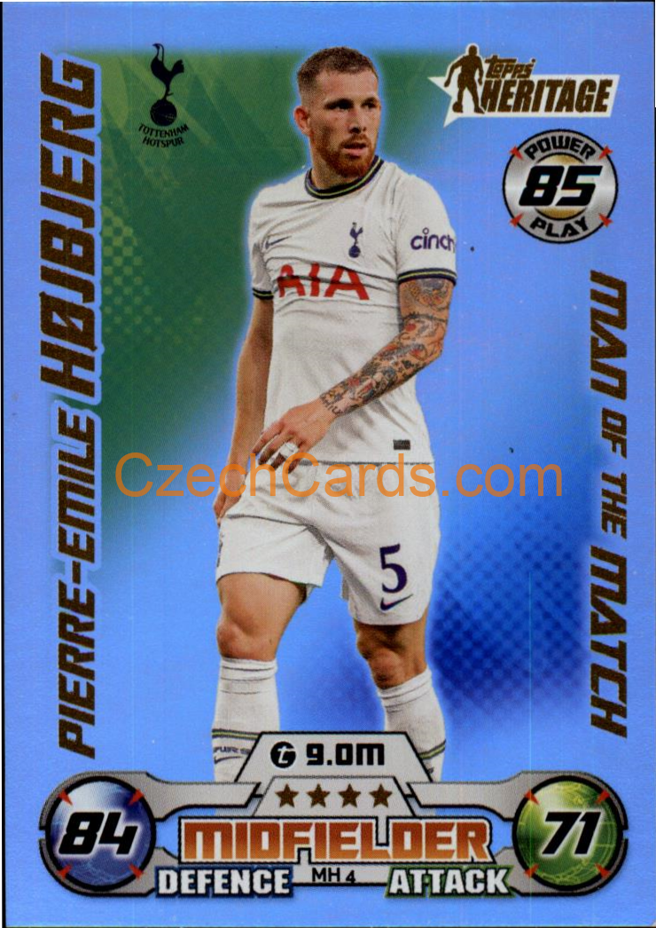 Pierre-Emile Højbjerg (Tottenham Hotspur) 2022/23 Match Attax Extra #MH 4