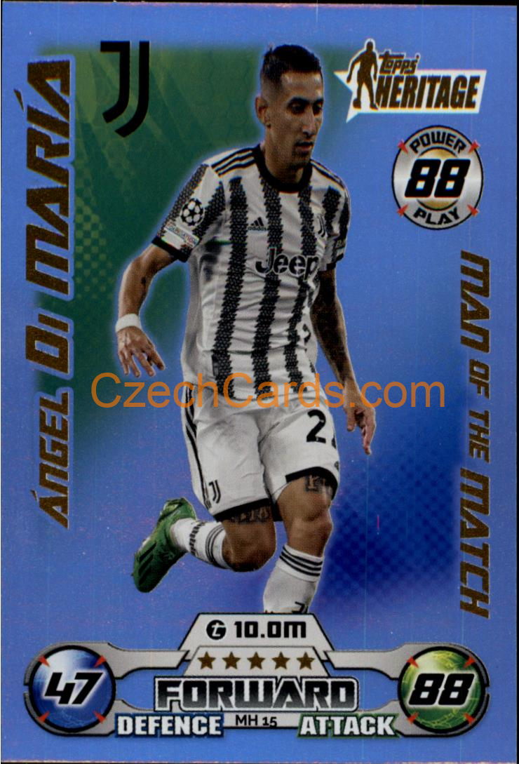 Ángel Di María (Juventus) 2022/23 Match Attax Extra #MH 15