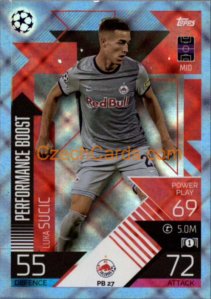 Luka Sučić (FC Salzburg) 2022/23 Match Attax Extra Blue #PB 27