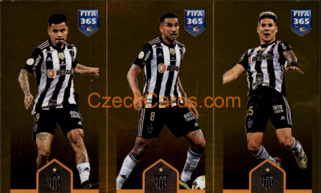 Allan / Jair / Matías Zaracho 2023 Panini Fifa 365 sticker #43