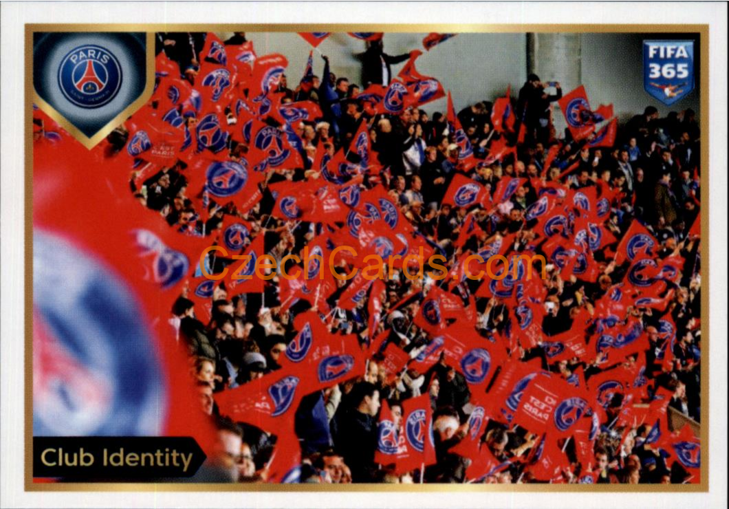 Club Identity Paris Saint-Germain 2023 Panini Fifa 365 sticker #212