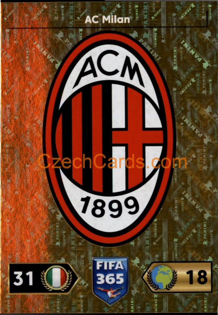 Logo AC Milan 2023 Panini Fifa 365 sticker #332