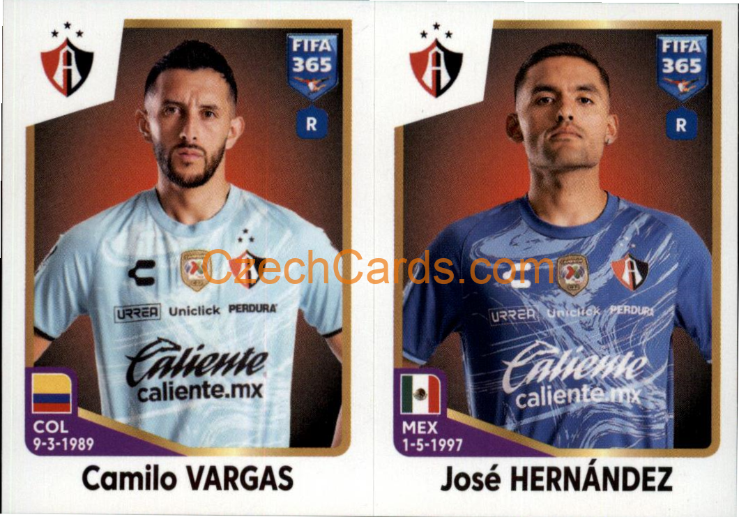 Camilo Vargas / José Hernández 2023 Panini Fifa 365 sticker #358