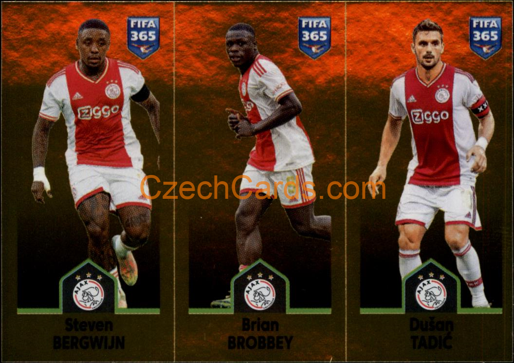 Bergwijn / Brobbey / Tadić 2023 Panini Fifa 365 sticker #385