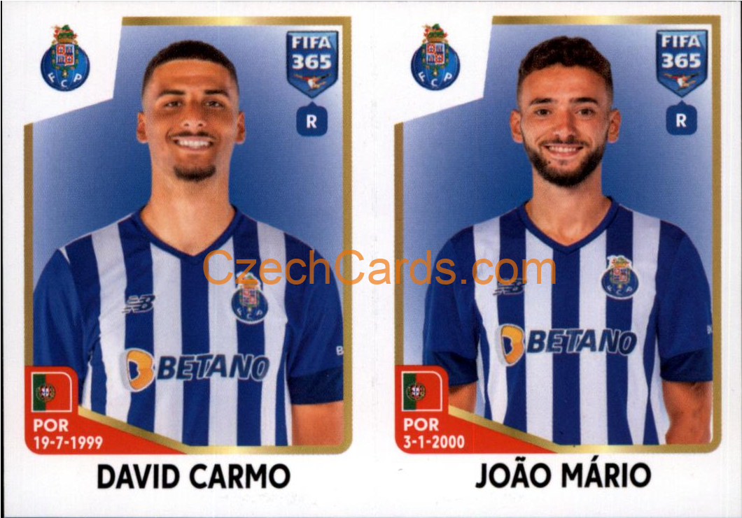 David Carmo / João Mário 2023 Panini Fifa 365 sticker #392
