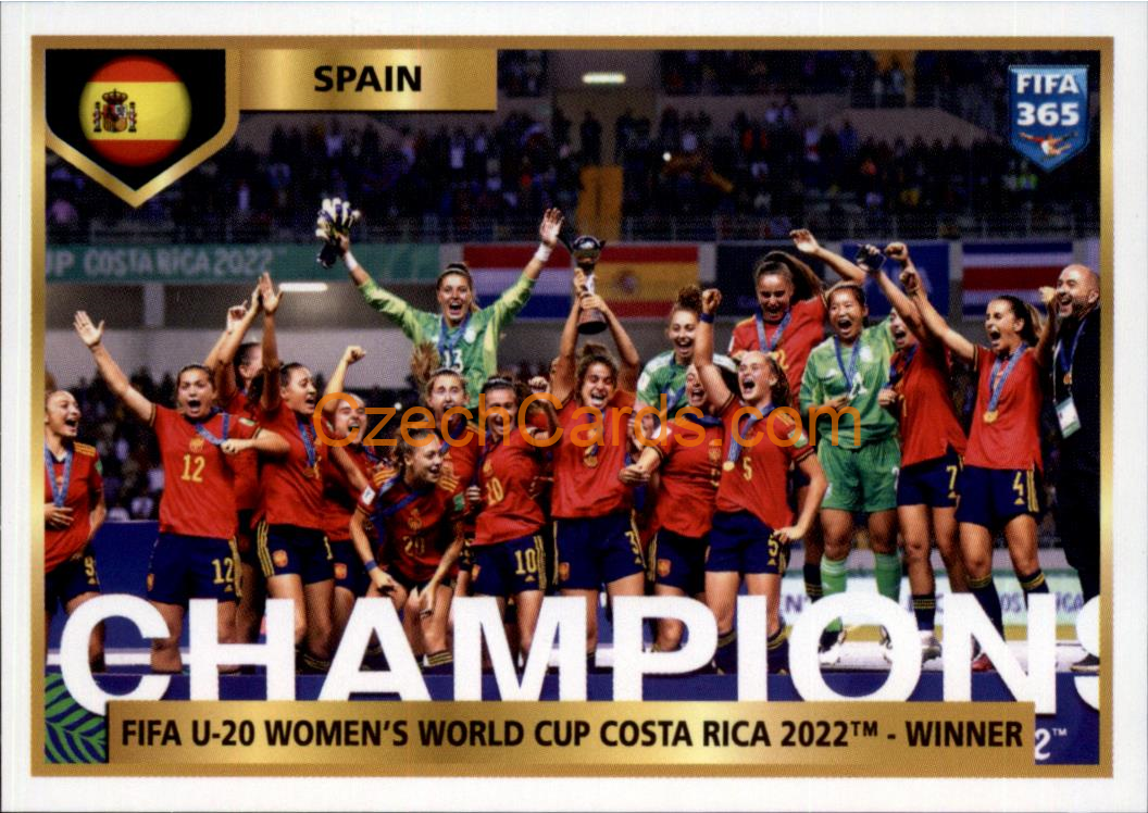 FIFA U-20 Women’s World Cup Winner 2023 Panini Fifa 365 sticker #435