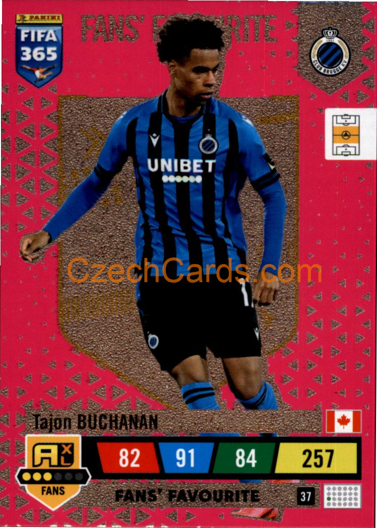 Tajon Buchanan 2023 FIFA 365 Adrenalyn FANS #37