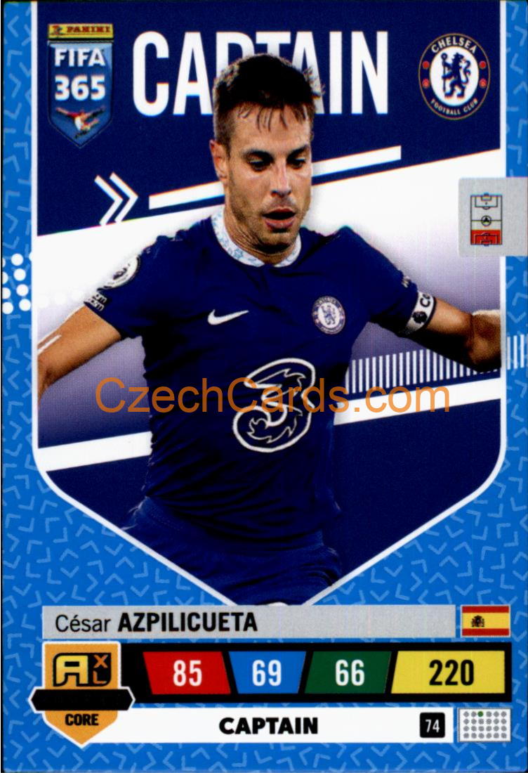 César Azpilicueta 2023 FIFA 365 Adrenalyn #74