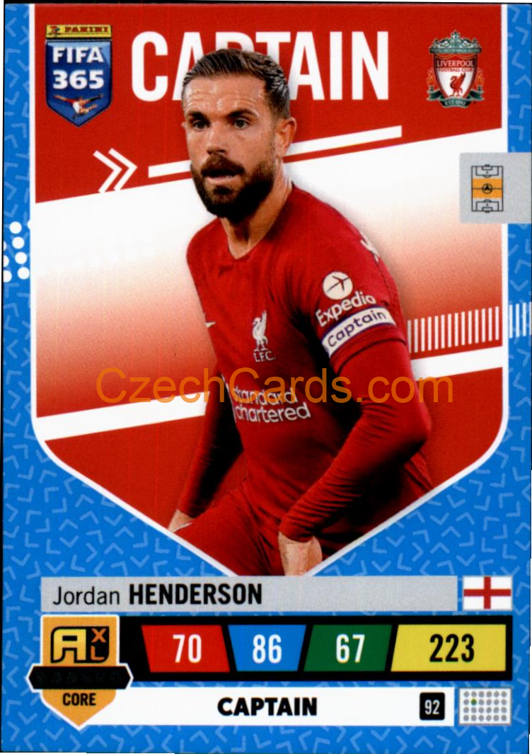 Jordan Henderson 2023 FIFA 365 Adrenalyn #92
