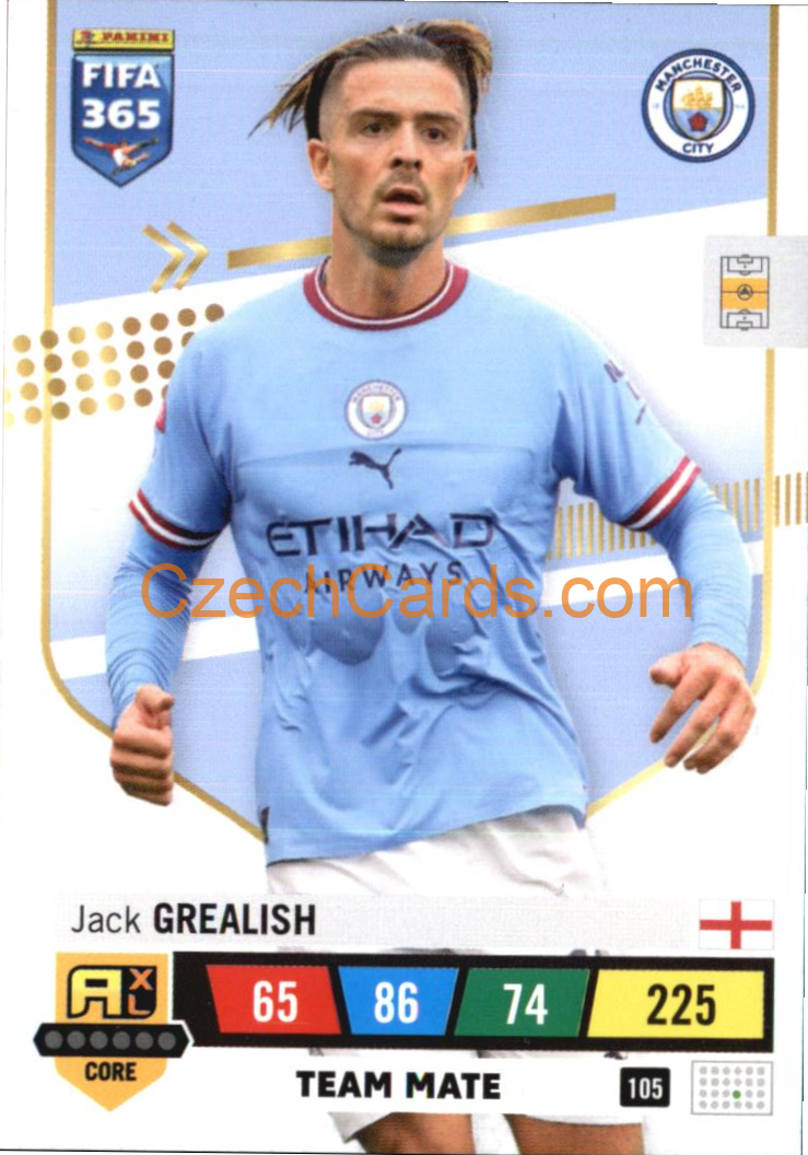 Jack Grealish 2023 FIFA 365 Adrenalyn #105