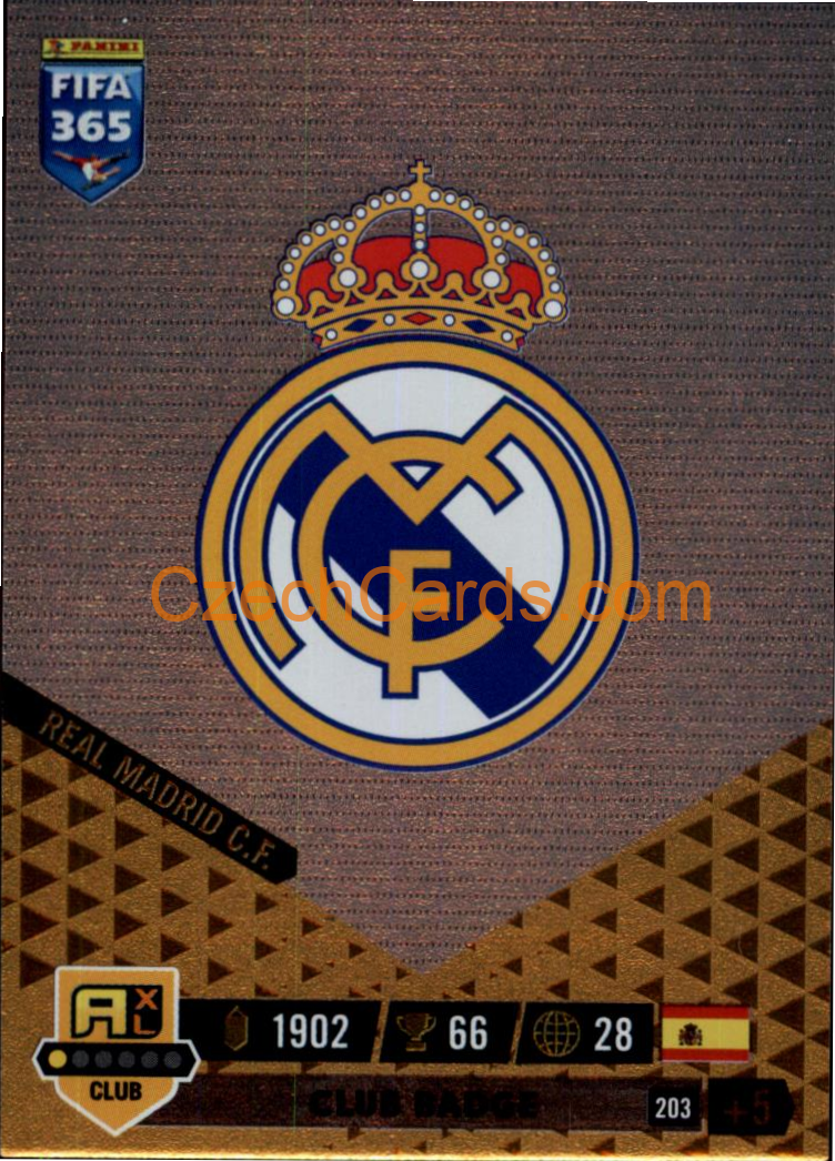 Club Badge Real Madrid 2023 FIFA 365 Adrenalyn #203