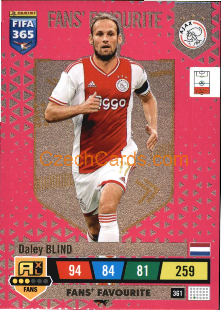 Daley Blind 2023 FIFA 365 Adrenalyn FANS #361