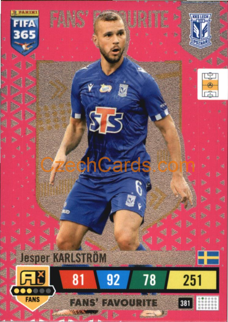 Jesper Karlström 2023 FIFA 365 Adrenalyn FANS #381