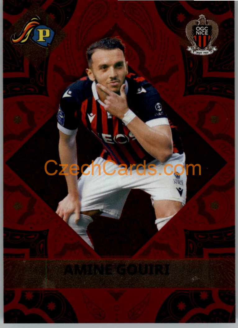 Amine Gouiri 2022 Panini Ligue 1 Ultra Premium foil #120