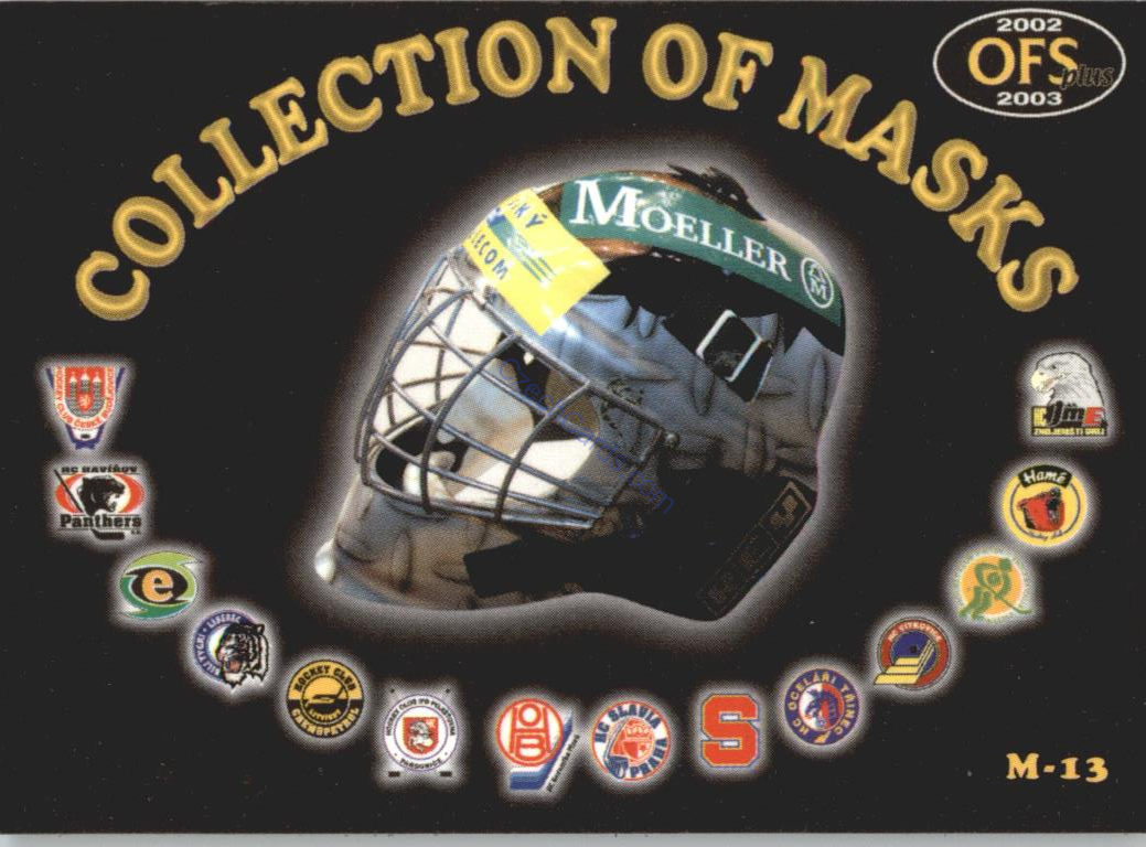 Barek, Hudáček OFS 2002/03 Collection of Masks #M13, M14