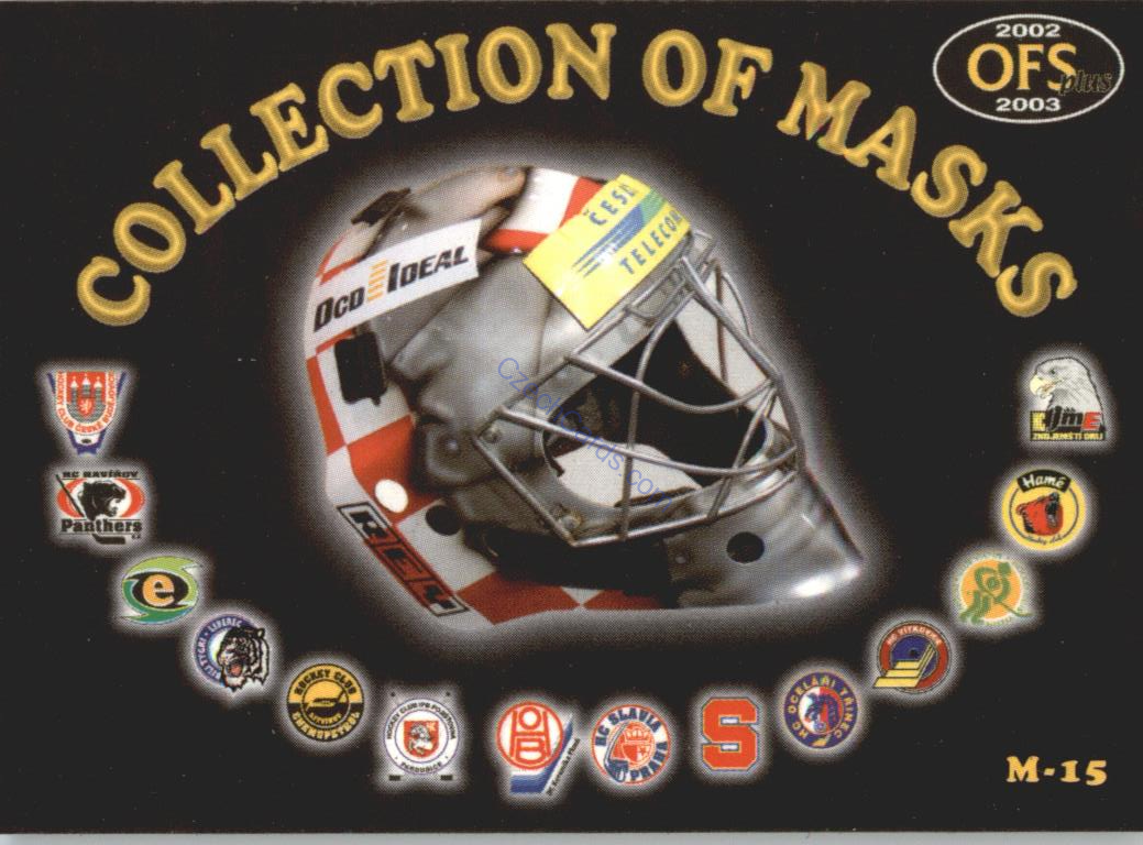 Maláč, A. Svoboda OFS 2002/03 Collection of Masks #M15, M16