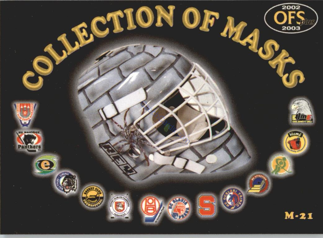 Smolka, Mařík OFS 2002/03 Collection of Masks #M21, M22