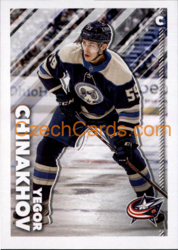 Yegor Chinakhov 2022-23 Topps NHL sticker #152