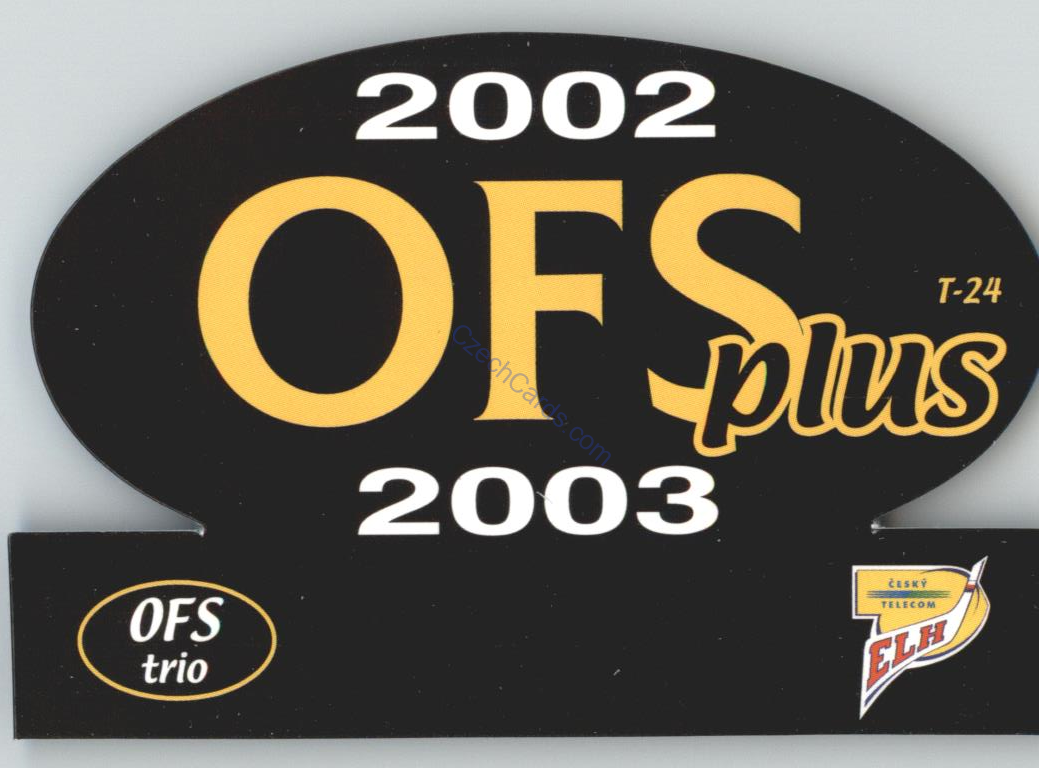 P. Svoboda, Snopek, Pucher OFS 2002/03 Trio #T24 