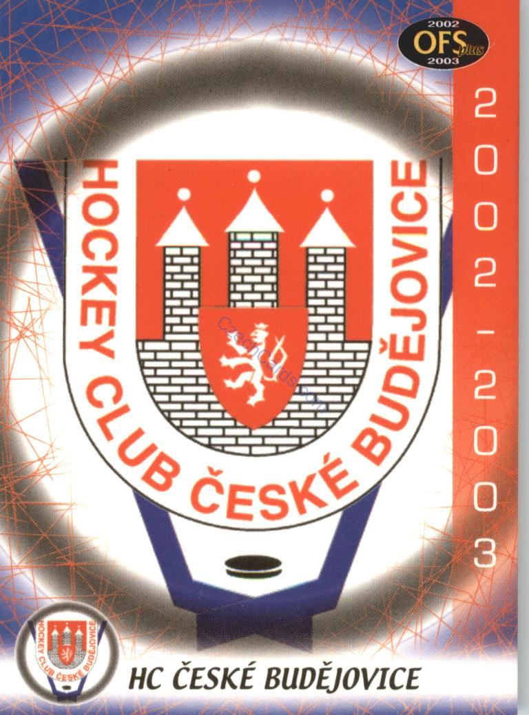 HC České Budějovice OFS 2002/03 Team Logo Z1