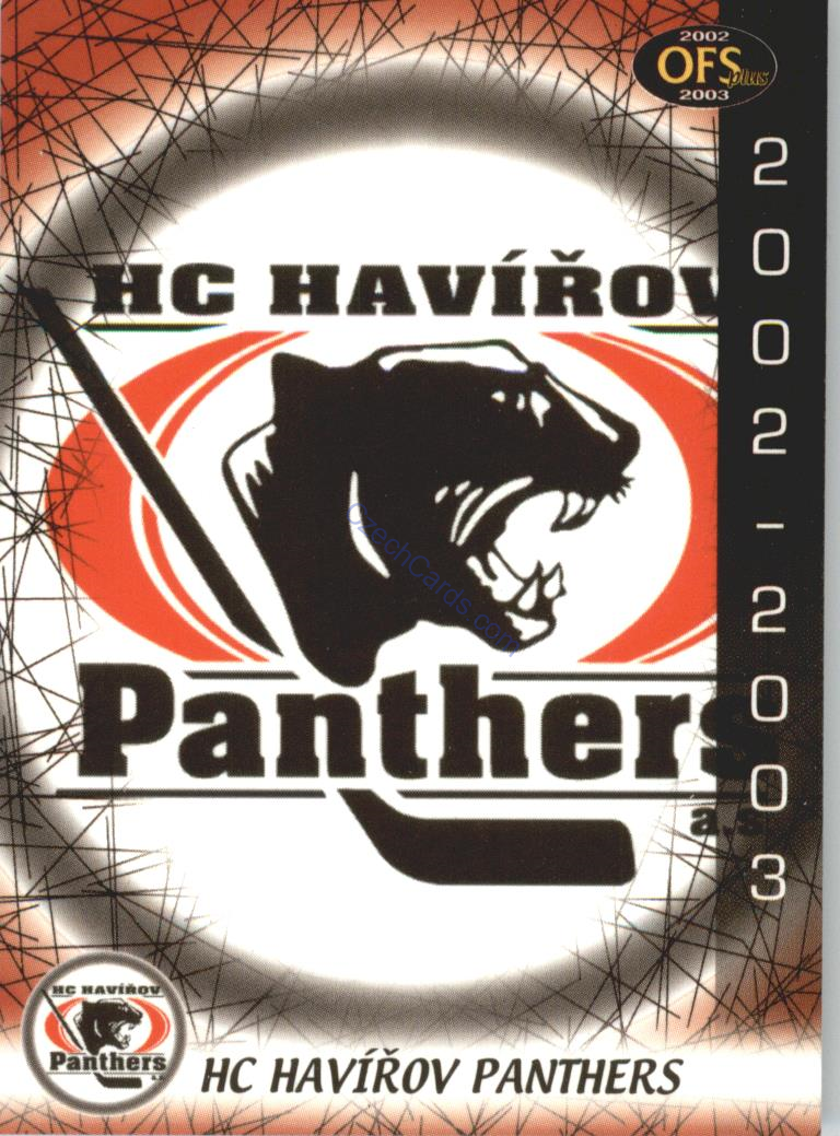 HC Havířov Panthers OFS 2002/03 Team Logo Z2