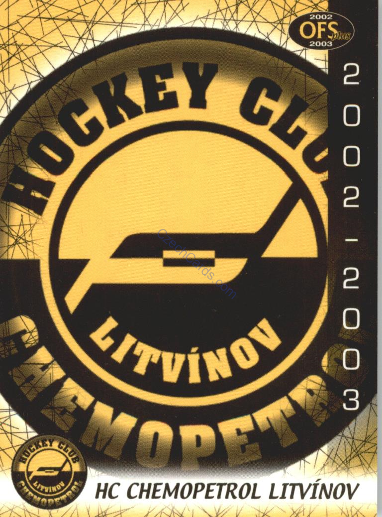 HC Chemopetrol Litvínov OFS 2002/03 Team Logo Z5