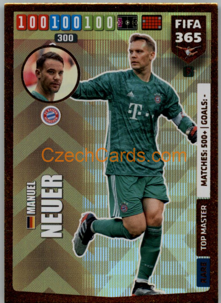 Manuel Neuer 2020 Panini FIFA 365 Adrenalyn Top Master #9