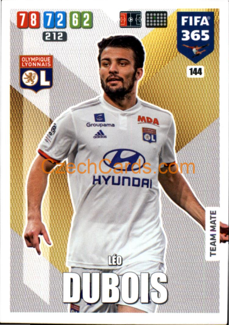 Leo Dubois 2020 Panini FIFA 365 Adrenalyn #144