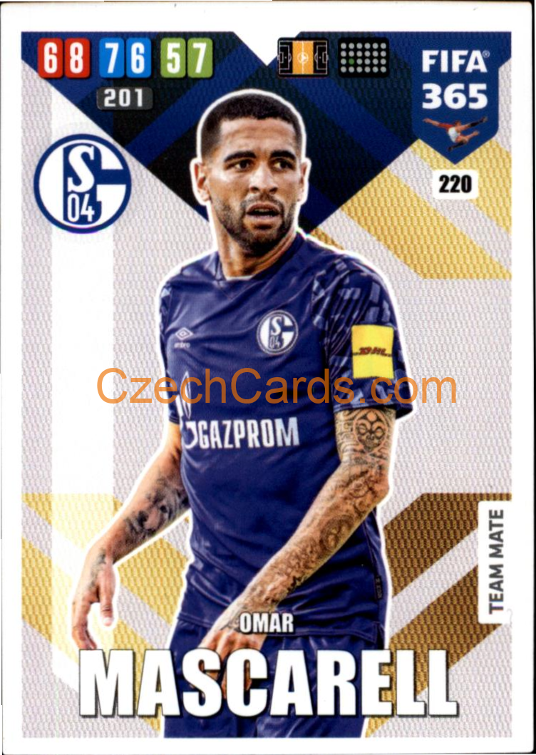 Omar Mascarell 2020 Panini FIFA 365 Adrenalyn #220