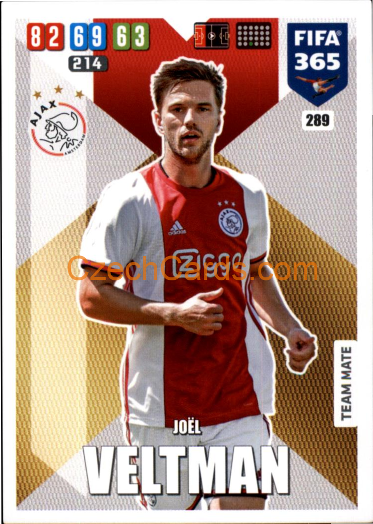 Joël Veltman 2020 Panini FIFA 365 Adrenalyn #289