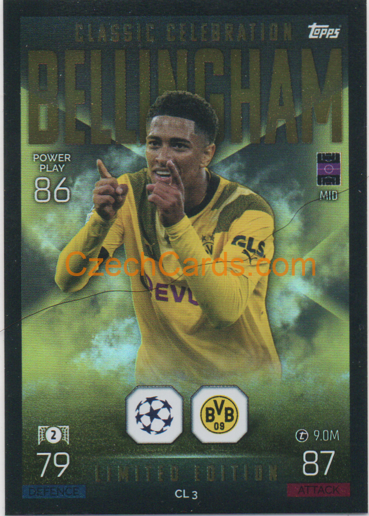 Jude Bellingham 2022/23 Match Attax Extra Limited #CL3
