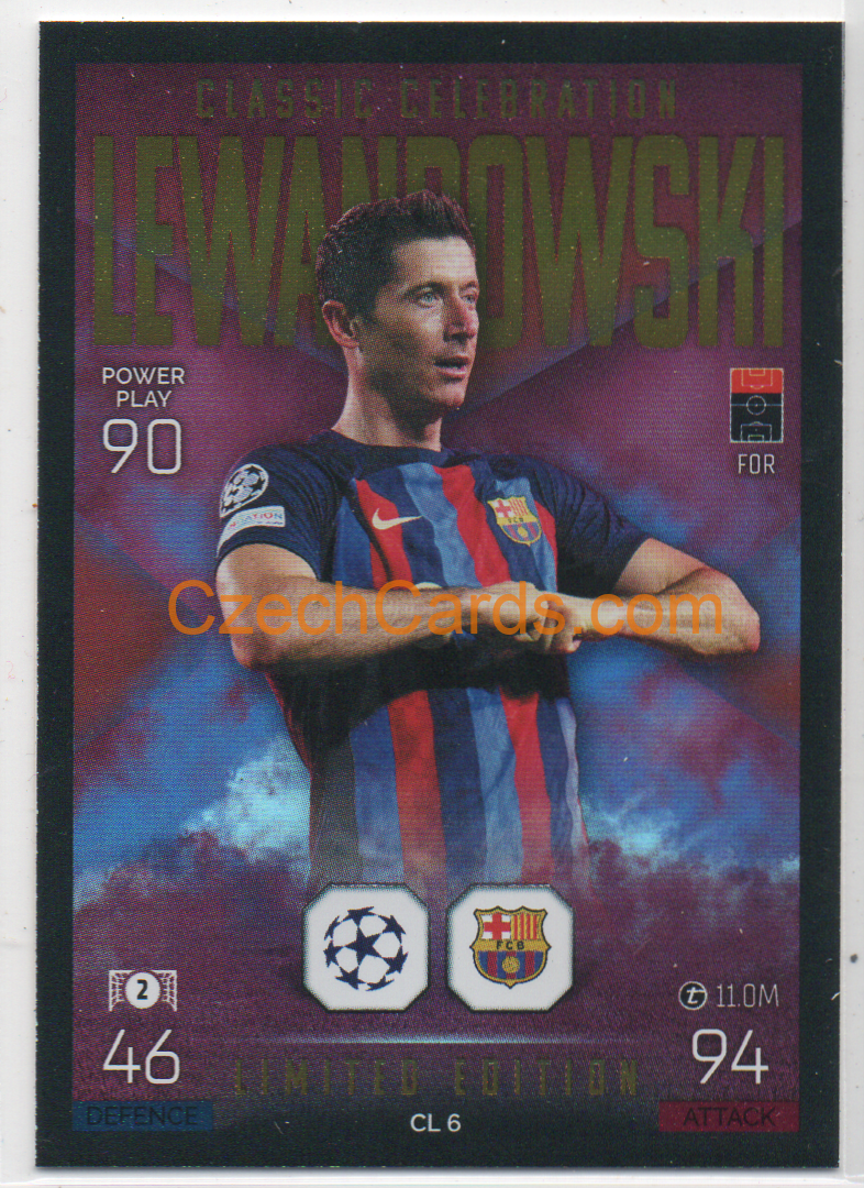 Robert Lewandowski 2022/23 Match Attax Extra Limited #CL6
