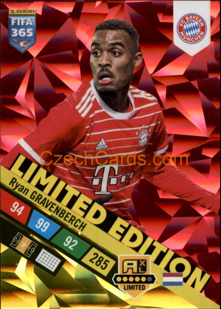 Ryan Gravenberch 2023 FIFA 365 Adrenalyn LIMITED #LE-RG