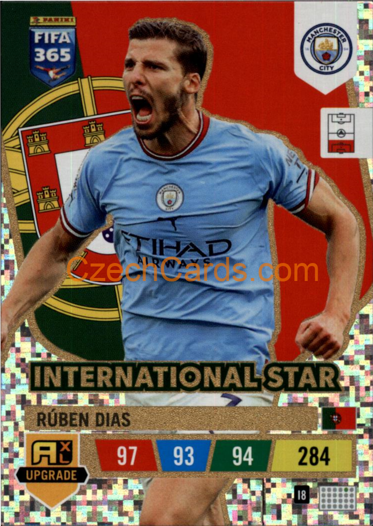 Rúben Dias 2023 FIFA 365 Adrenalyn International Star #I8