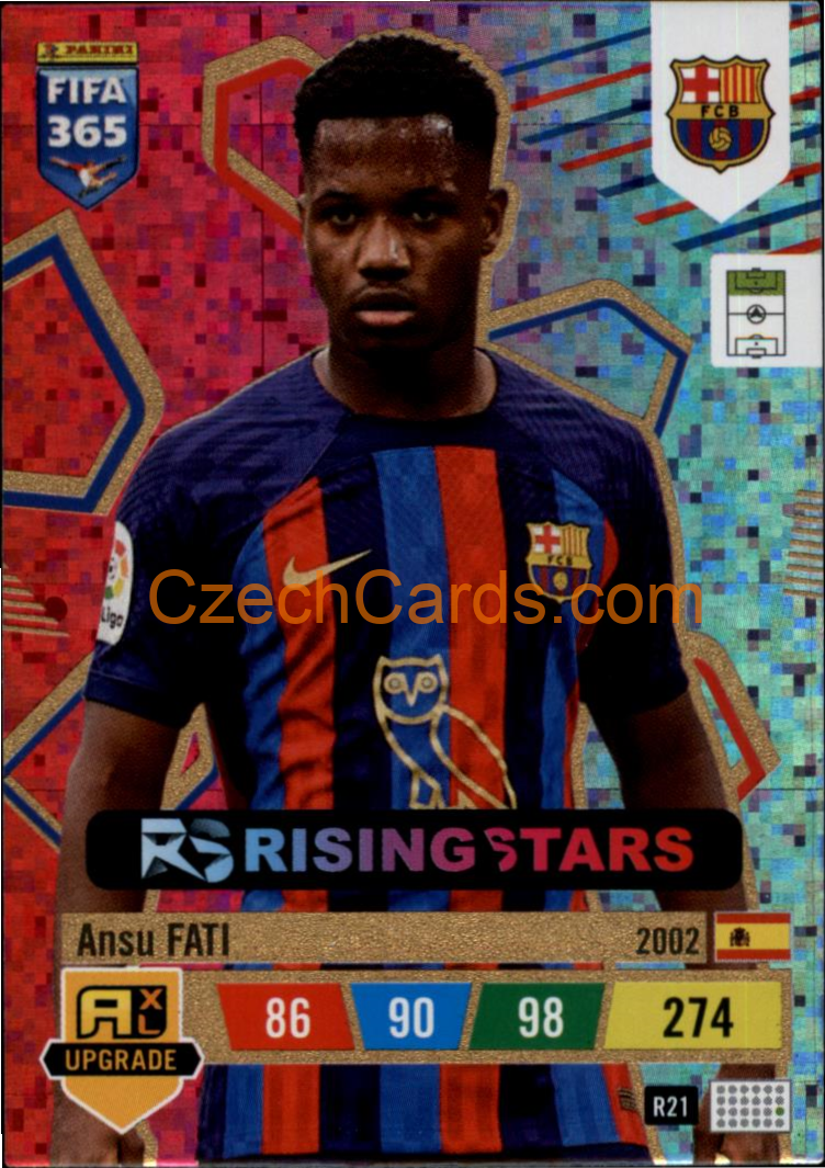 Ansu Fati 2023 FIFA 365 Adrenalyn Rising Stars #R21