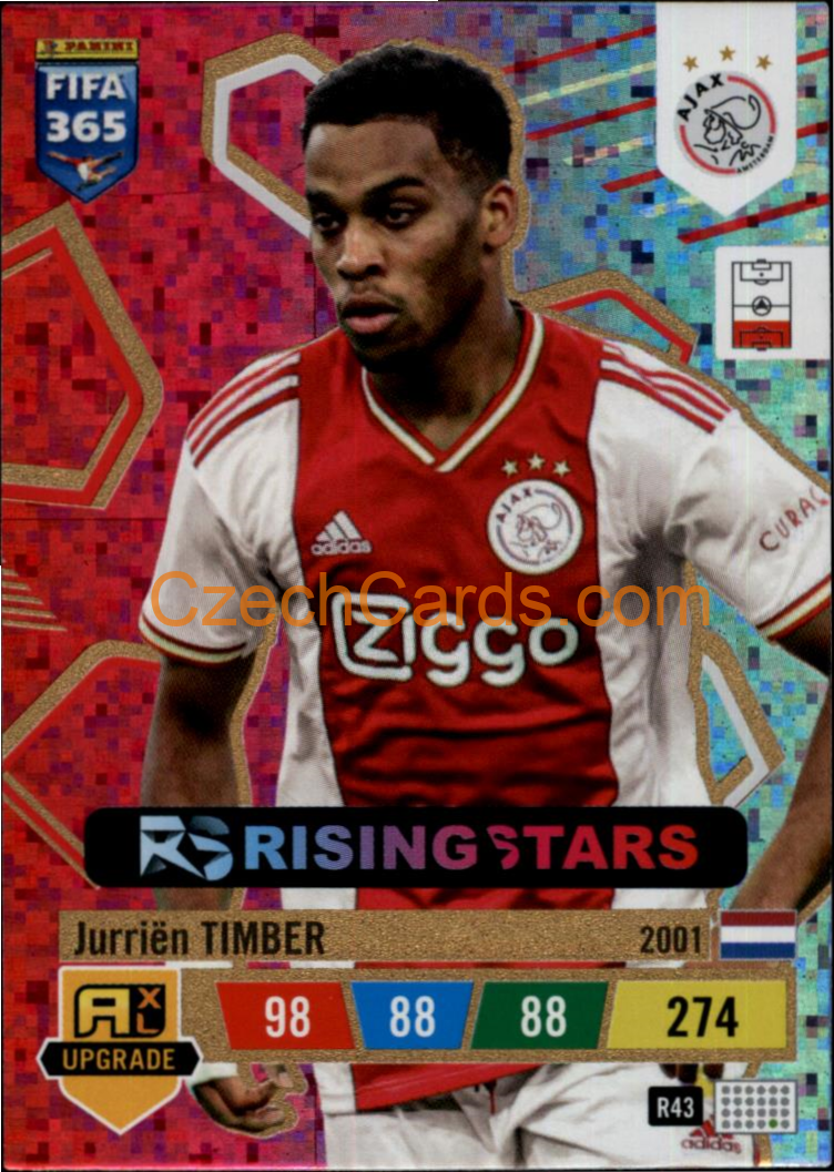 Jurrién Timber 2023 FIFA 365 Adrenalyn Rising Stars #R43