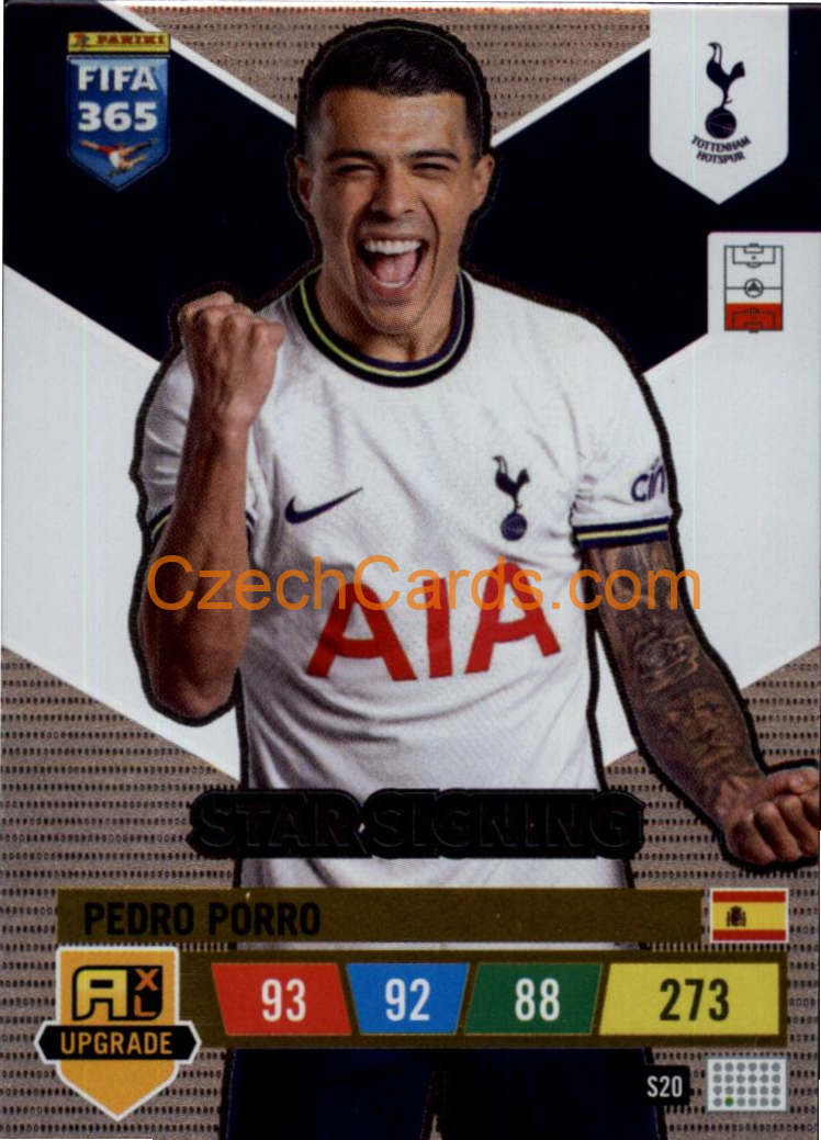 Pedro Porro 2023 FIFA 365 Adrenalyn Star Singings #S20