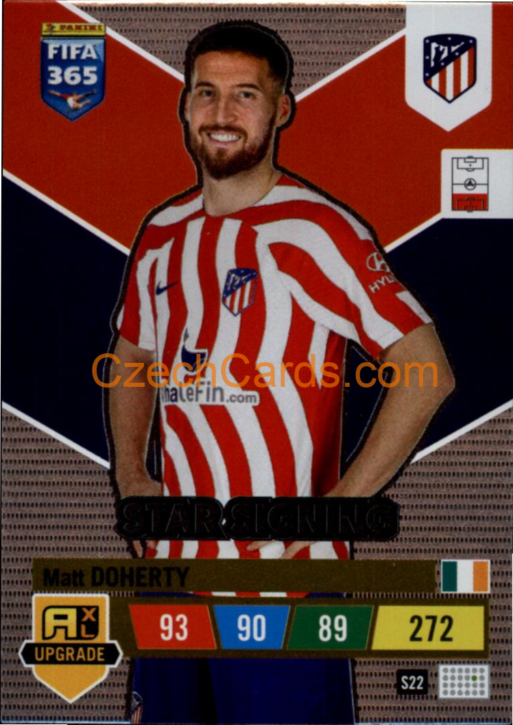 Matt Doherty 2023 FIFA 365 Adrenalyn Star Singings #S22