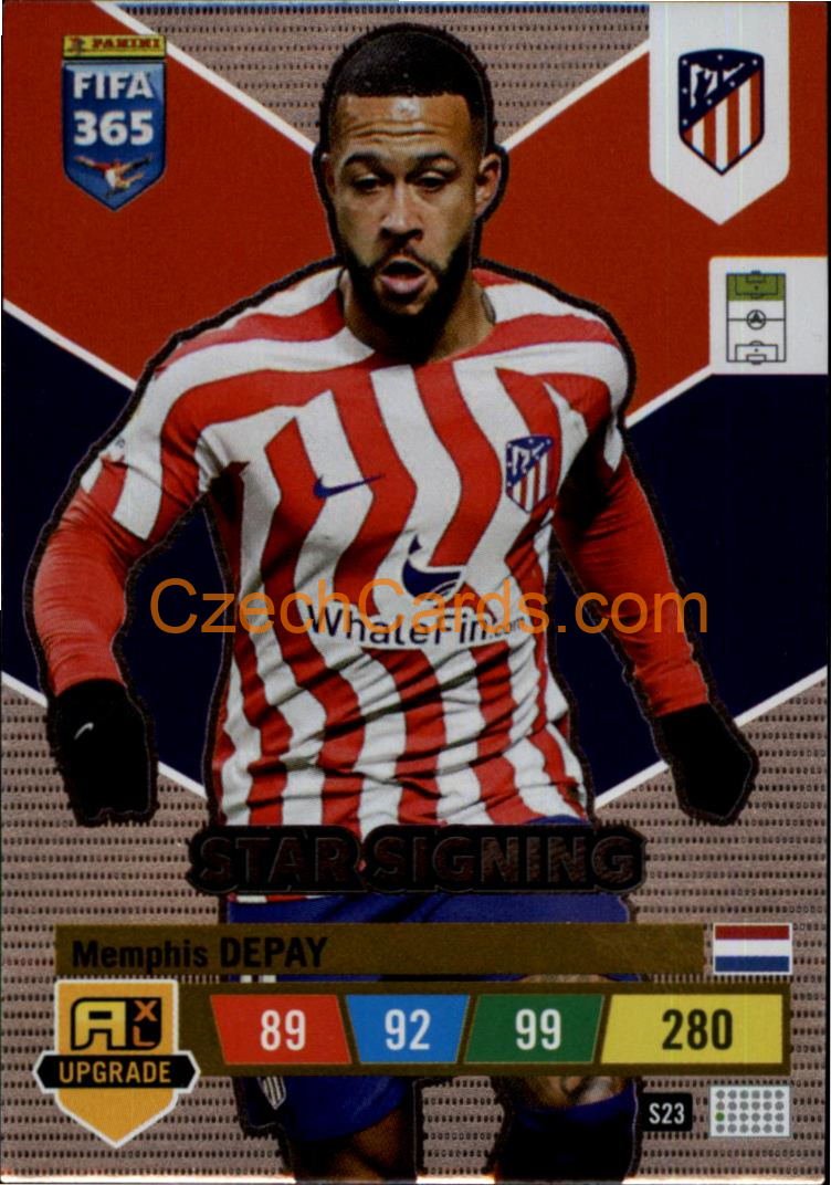Memphis Depay 2023 FIFA 365 Adrenalyn Star Singings #S23