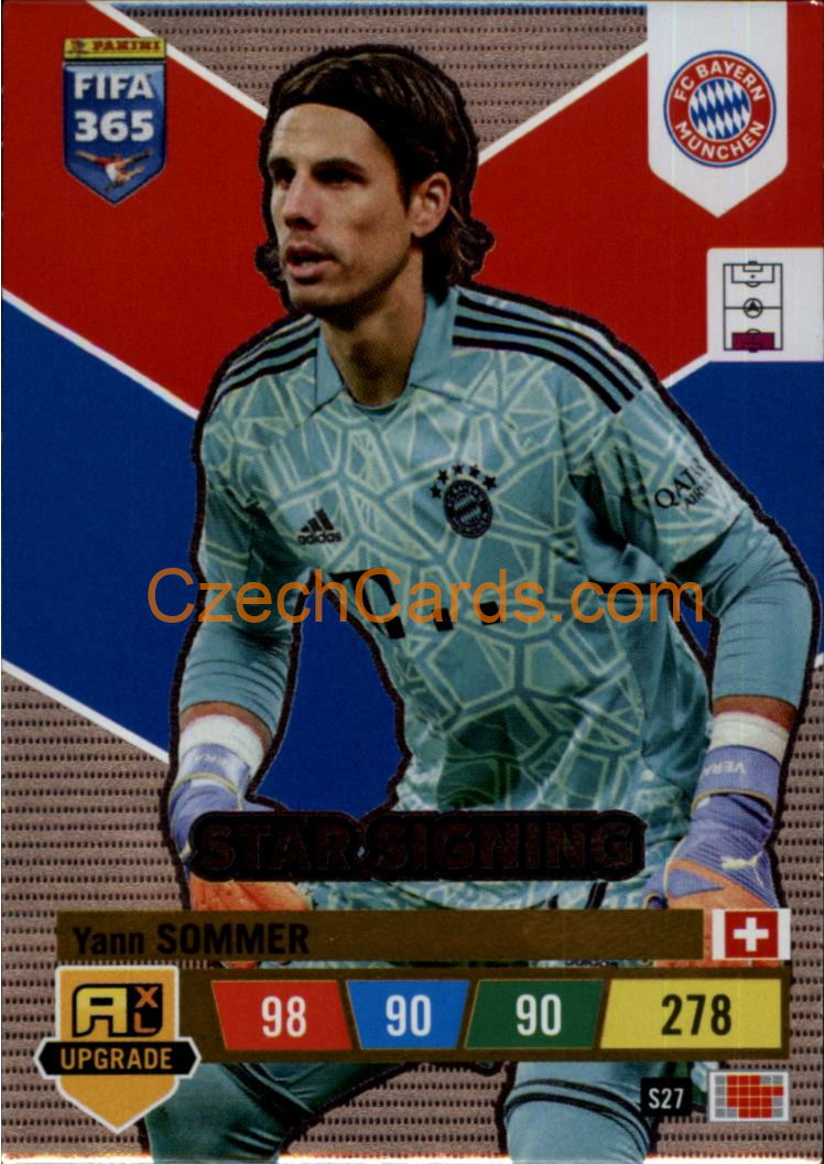 Yann Sommer 2023 FIFA 365 Adrenalyn Star Singings #S27