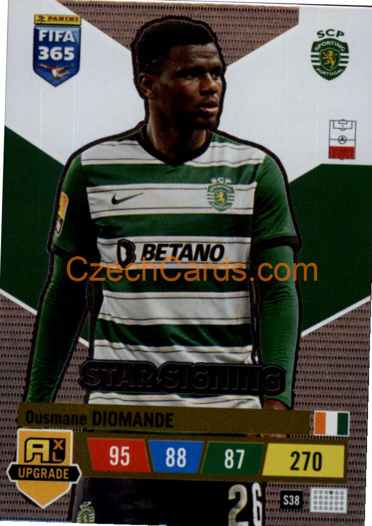 Ousmane Diomande 2023 FIFA 365 Adrenalyn Star Singings #S38