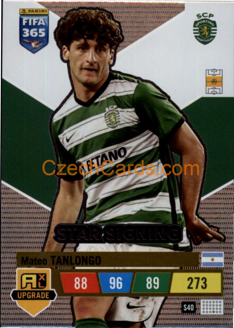 Mateo Tanlongo 2023 FIFA 365 Adrenalyn Star Singings #S40