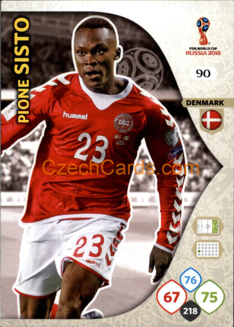 Pione Sisto 2018 Panini WC Russia  Adrenalyn #90