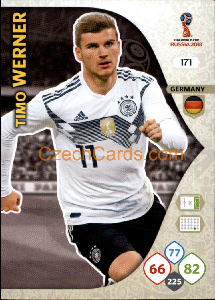 Timo Werner 2018 Panini WC Russia  Adrenalyn #171