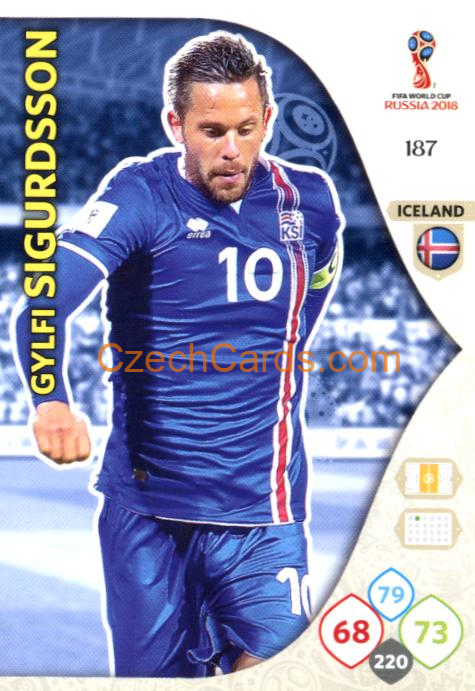 Gylfi Sigurdsson 2018 Panini WC Russia  Adrenalyn #187