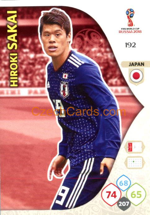 Hiroki Sakai 2018 Panini WC Russia  Adrenalyn #192