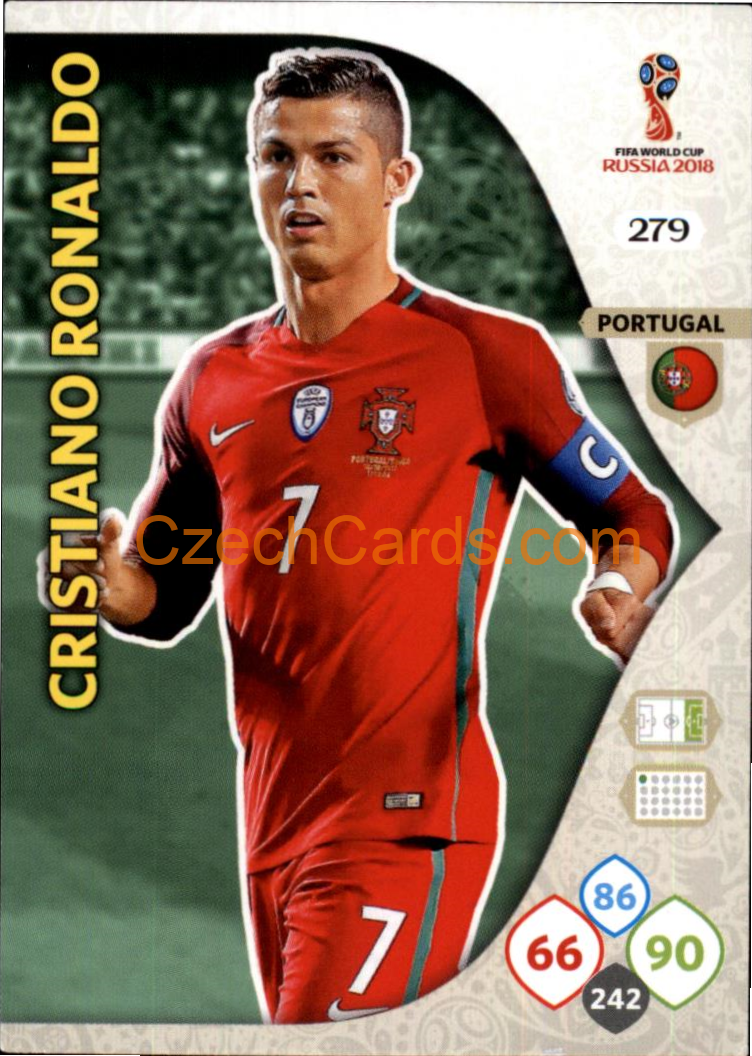 Cristiano Ronaldo 2018 Panini WC Russia  Adrenalyn #279