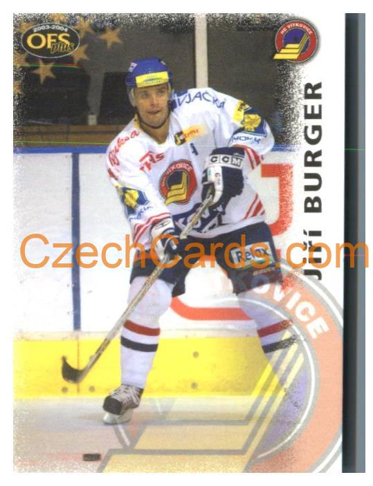 Jiří Burger OFS 2003-04 #1