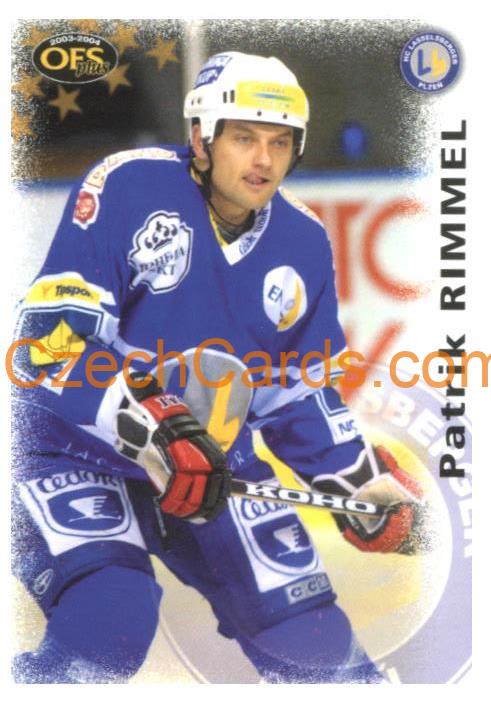 Patrik Rimmel OFS 2003-04 #214